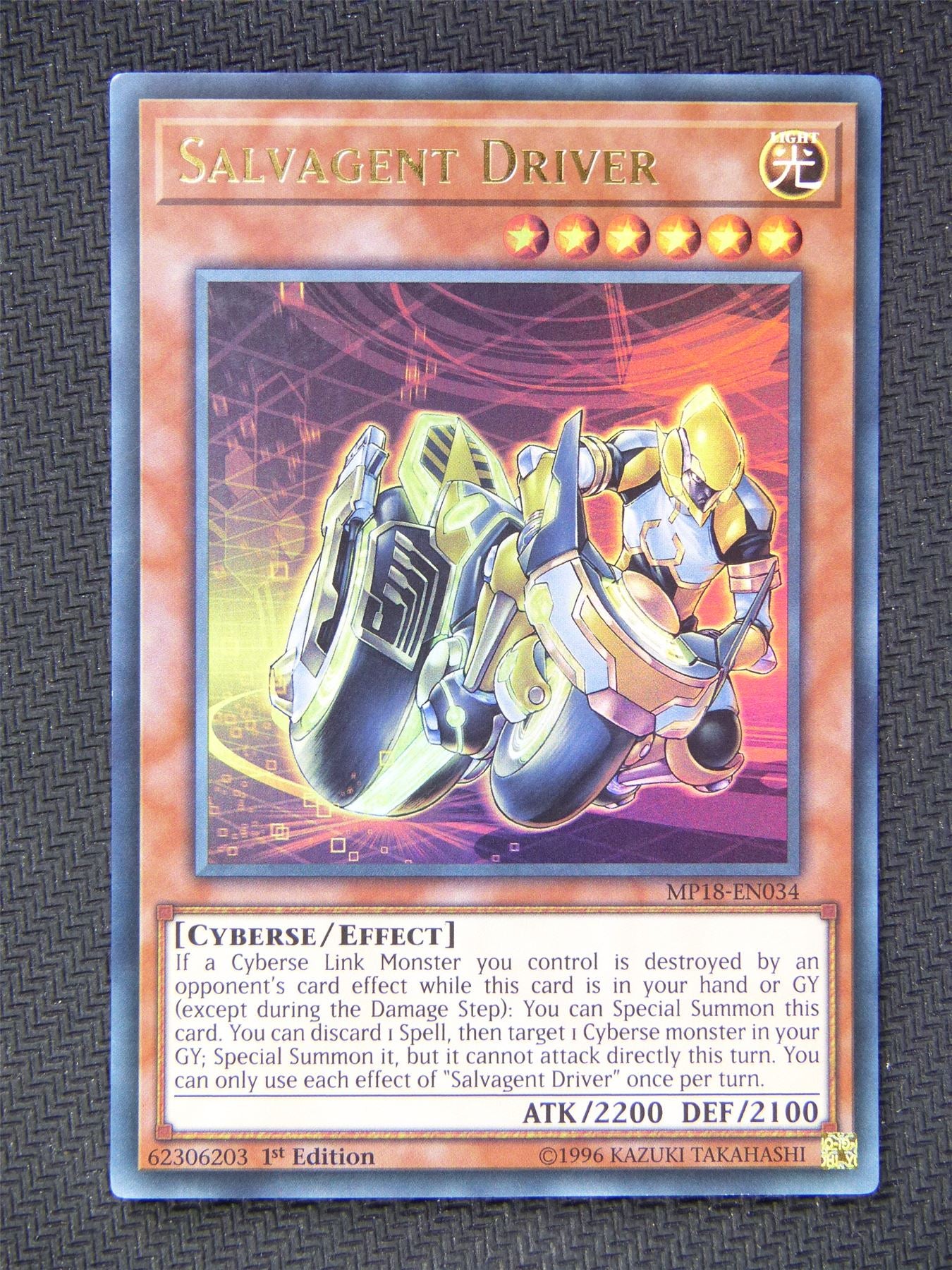 Savagent Driver MP18 Ultra Rare - Yugioh Cards #5EX