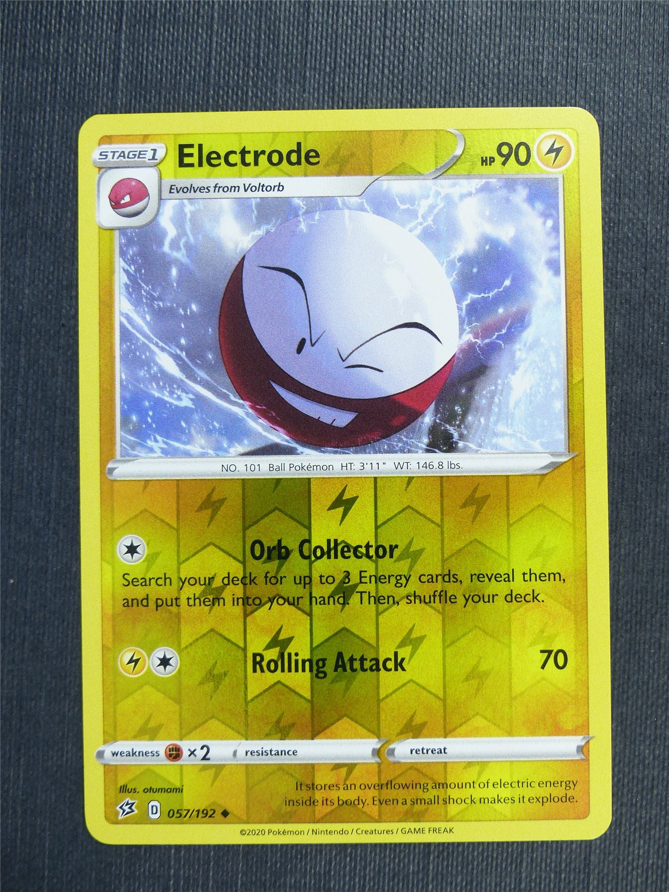 Electrode 057/192  Holo - RCL - Pokemon Card #3IJ