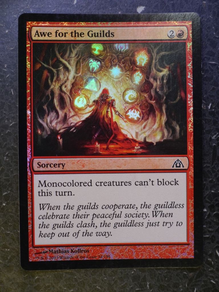 MTG Cards: AWE FOR THE GUILDS FOIL # 5D34