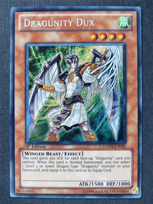 Dragunity Dux HA03 Secret Rare - 1st ed - Yugioh Cards #8I