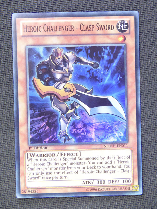 Heroic Challenger Clasp Sword Super Rare 1st Ed - Yugioh Cards #5CQ