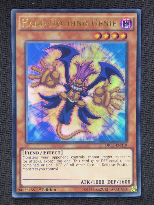 Yugioh Card - Ultra Rare - Hand Holding Genie DRL3 #602