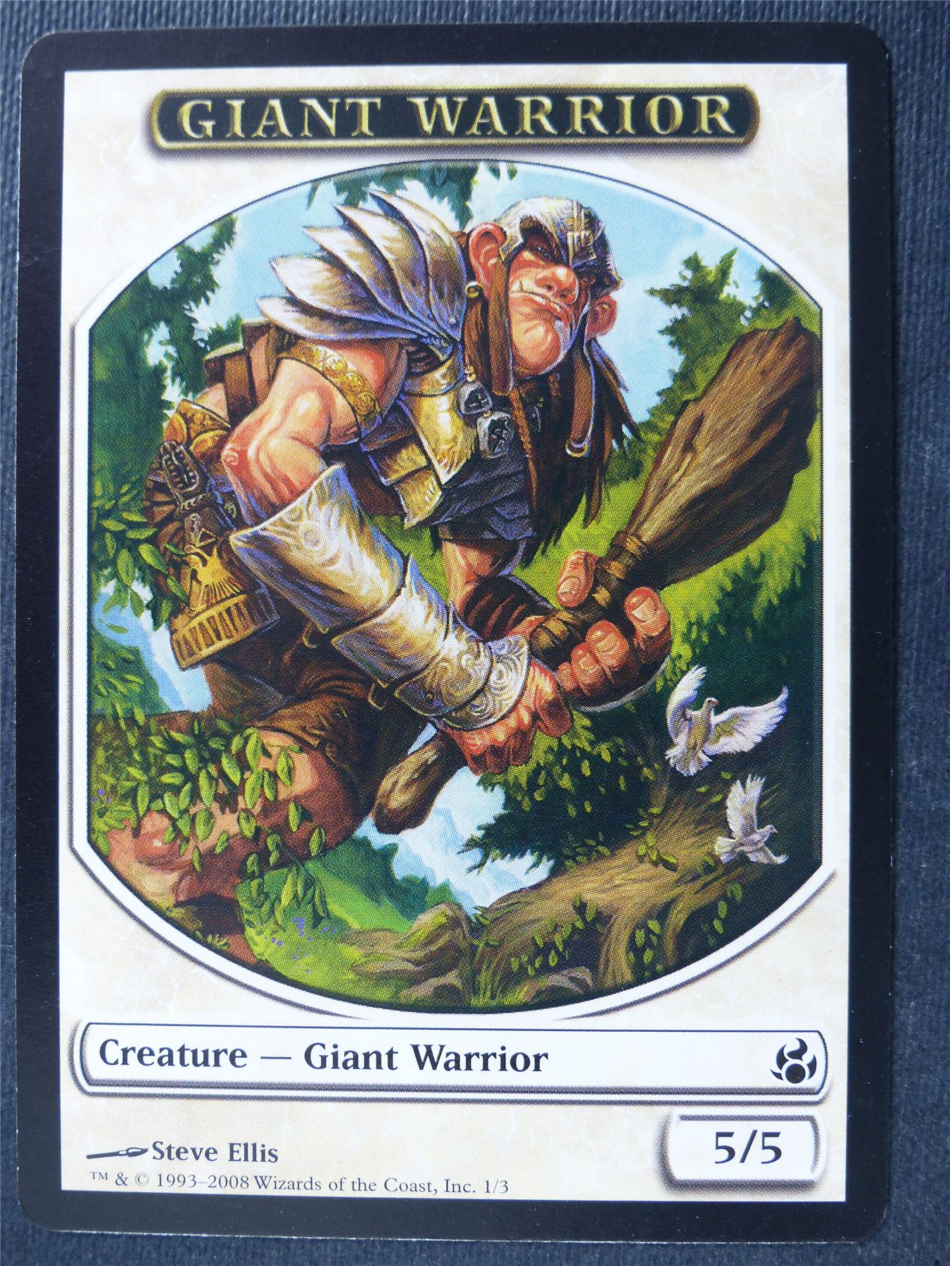 Giant Warrior Token - Mtg Card #4OI