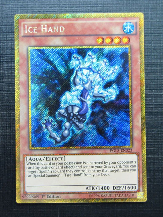 Yugioh Cards: ICE HAND PGL3 GOLD RARE # 16G43