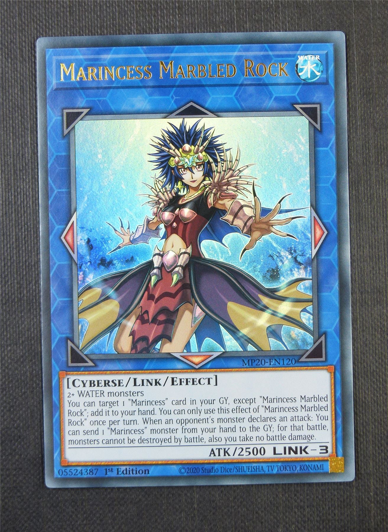 Marincess Marbled Rock MP20 1st Ed - Ultra Rare - Yugioh Card #7DB