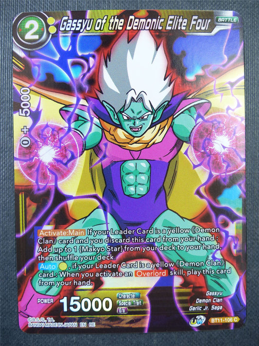 Gassyu of the Demonic Elite Four BT11 Foil - Dragon Ball Super Card #788