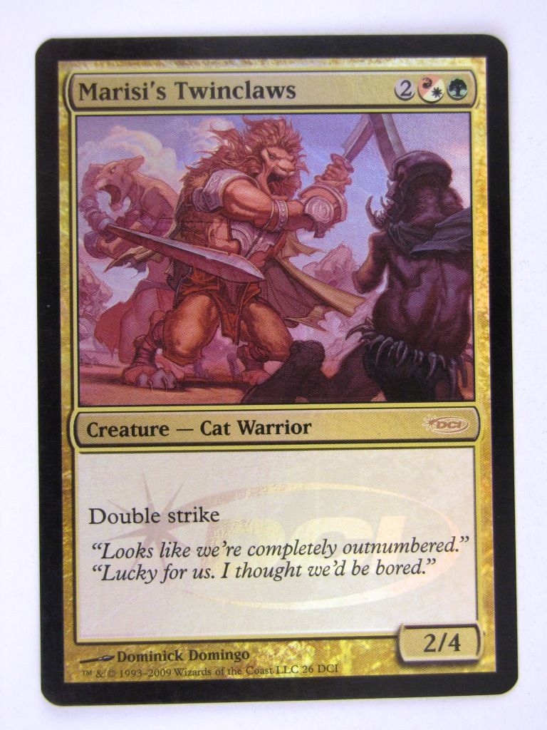 Mtg FOIL - MARISI'S TWINCLAWS promo - played