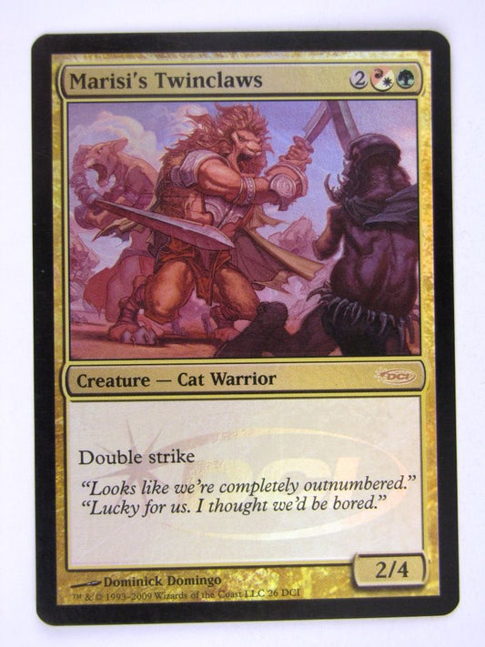 Mtg FOIL - MARISI'S TWINCLAWS promo - played