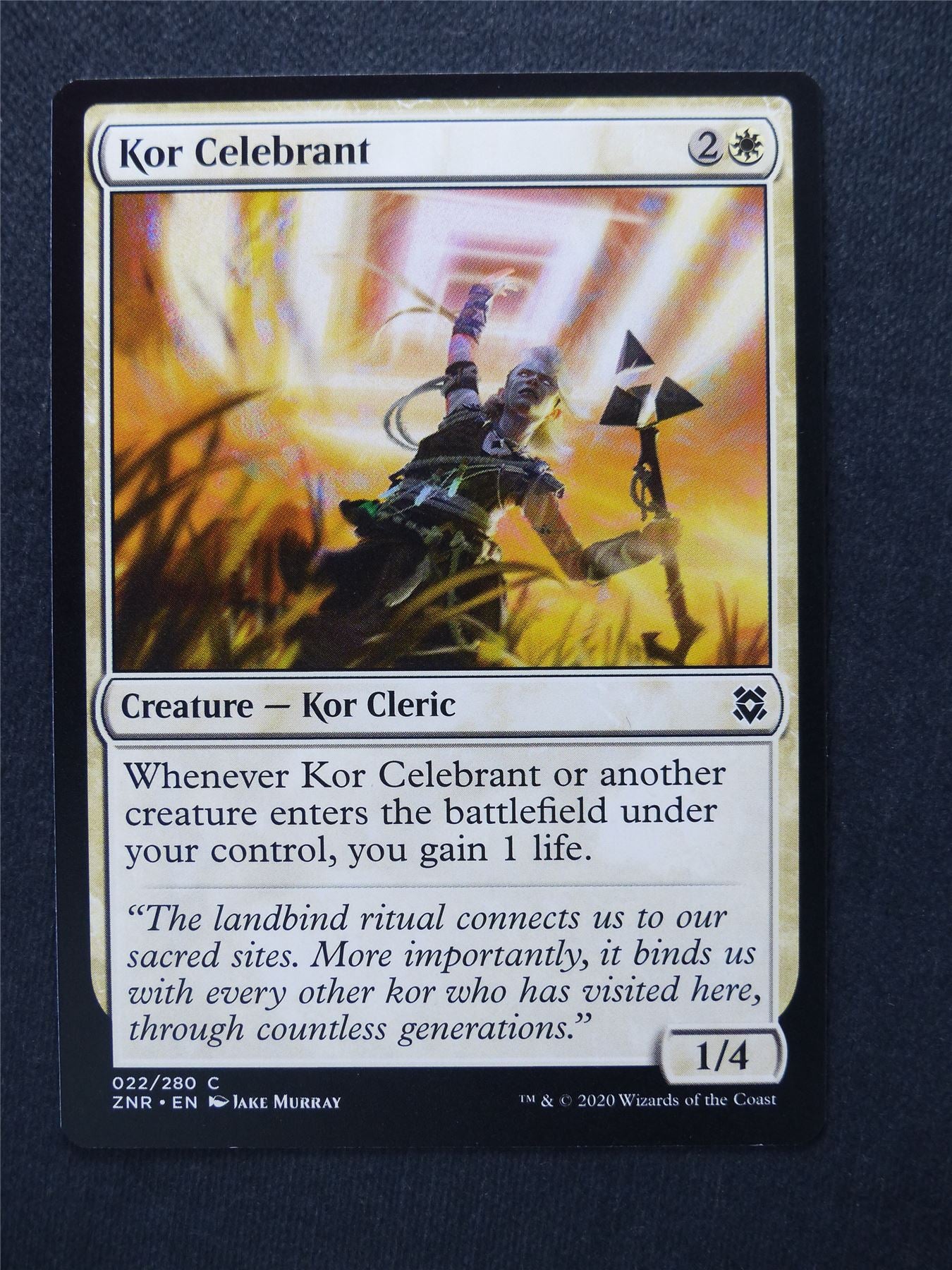Kor Celebrant - Mtg Magic Cards #W3