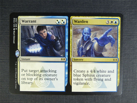 Warrant Warden - Mtg Magic Cards #NR