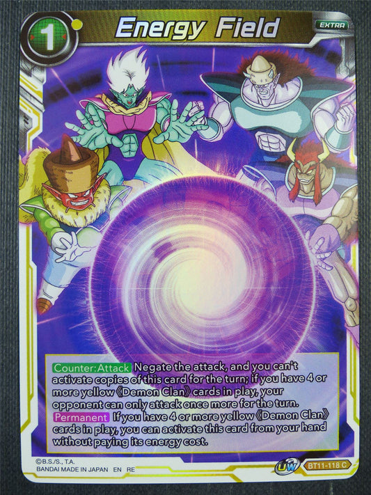 Energy Field BT11 Foil - Dragon Bal Super Card #8XO