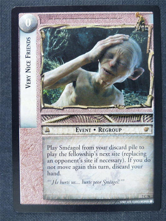 Very Nice Friends 7 C 76 - LotR Cards #3JE