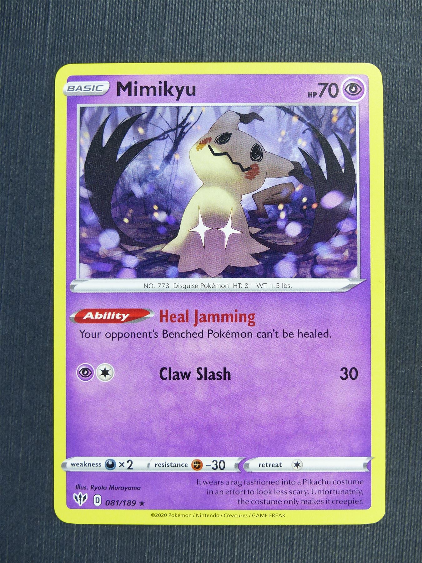 Mimikyu 081/189 - DAA - Pokemon Card   #38M