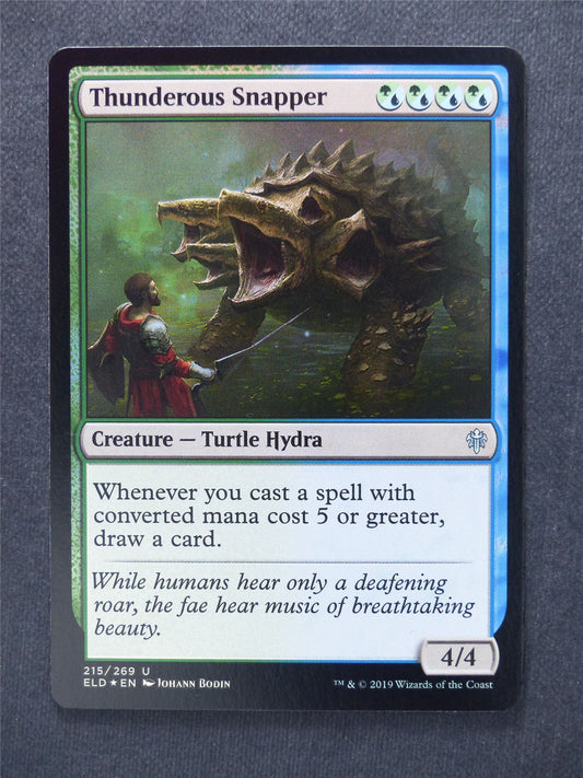 Thunderous Snapper Foil - Mtg Magic Cards #TD