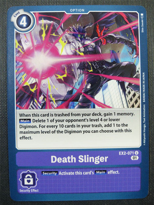 Death Slinger EX2 - Digital Hazard - Digimon Card #4KO