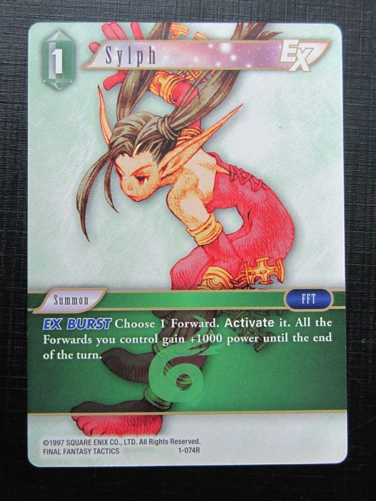 Final Fantasy Cards: SYLPH 1-074R # 19J80