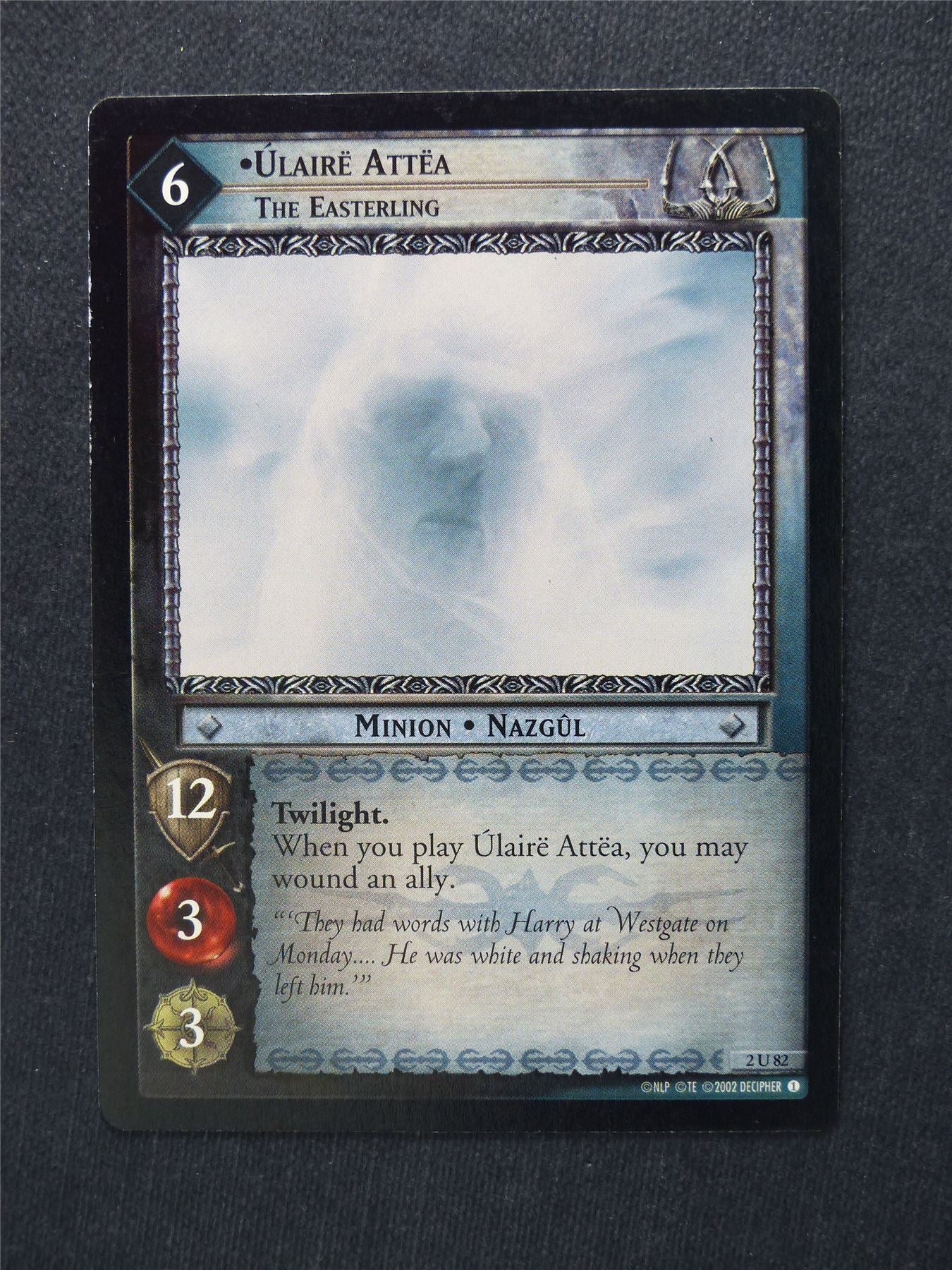 Ulaire Attea 2 U 82 - LotR Cards #V