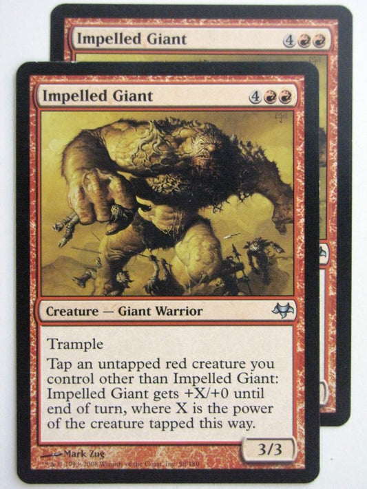 MTG Magic Cards: IMPELLED GIANT x2 # 23D85