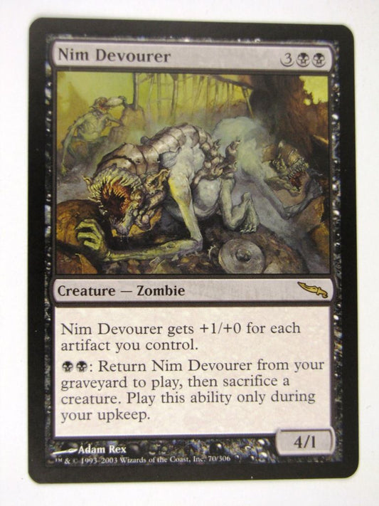 MTG Magic: the Gathering Cards: NIM DEVOURER: MRD