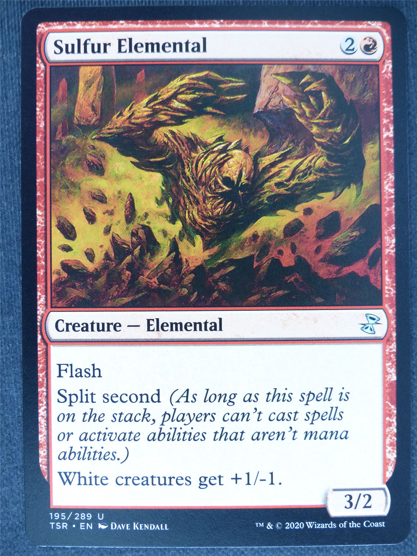 Sulfur Elemental - Remastered - Mtg Magic Cards #SL