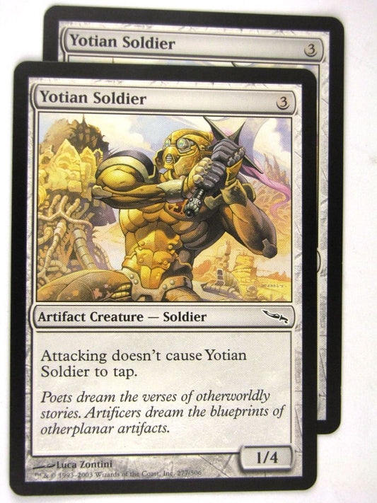 MTG Magic: the Gathering Cards: YOTIAN SOLDIER  x2: MRD
