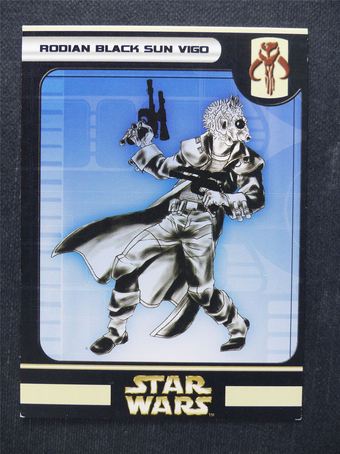 Rodian Black Sun Vigo 28/60 - Star Wars Miniatures Spare Cards #6J