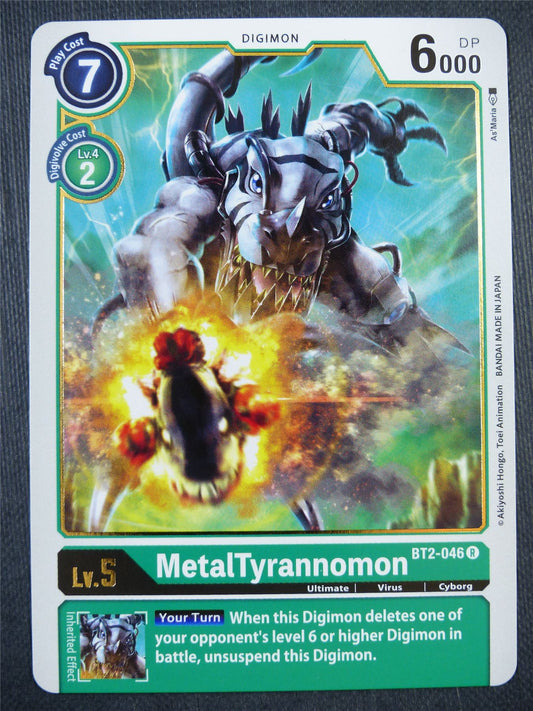 MetalTyrannomon BT2-046 R - Digimon Card #9GO