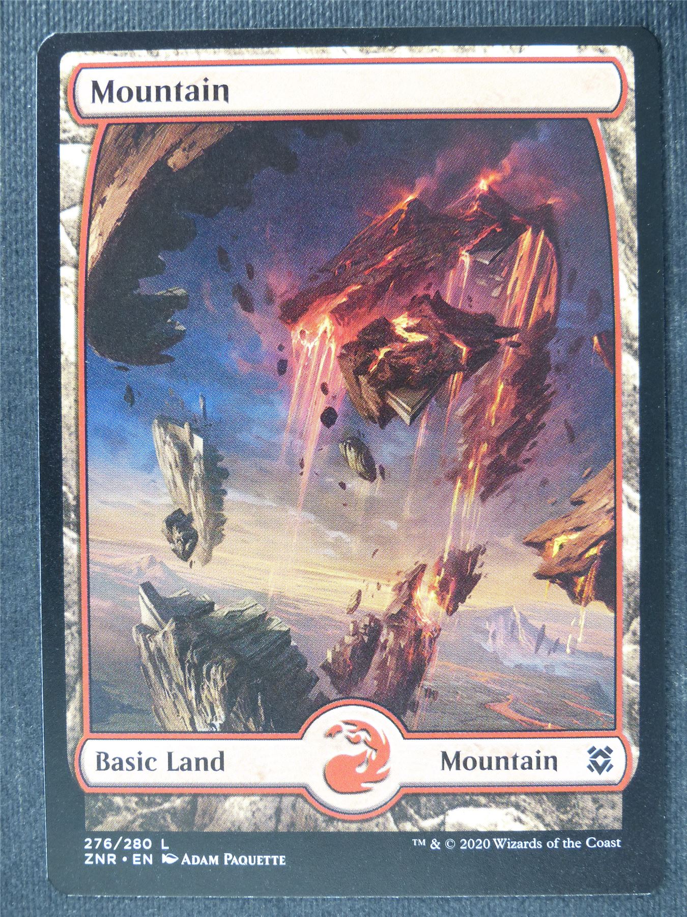 Mountain 276/280 Full Art - Mtg Magic Cards #Q6