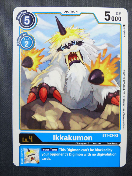 Ikkakumon BT1 R - Digimon Card #44F