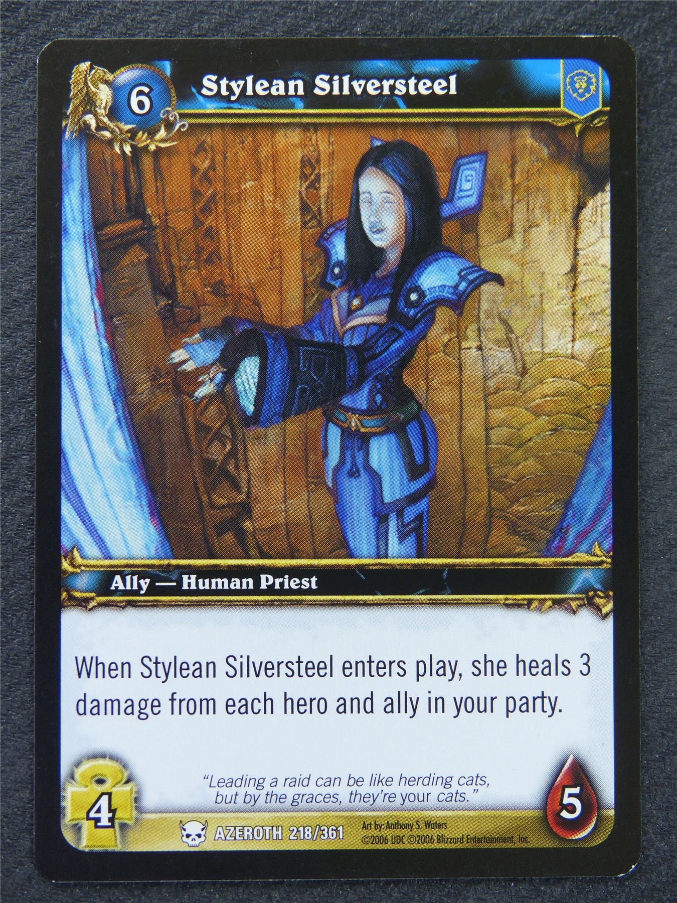 Stylean Silversteel - Common - World Of Warcraft #1CR