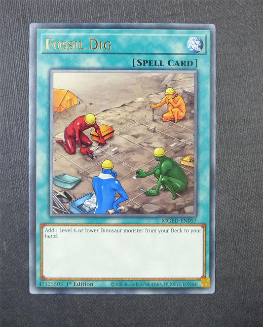 Fossil Dig MGED Rare 1st Ed - Yugioh Card #5EJ