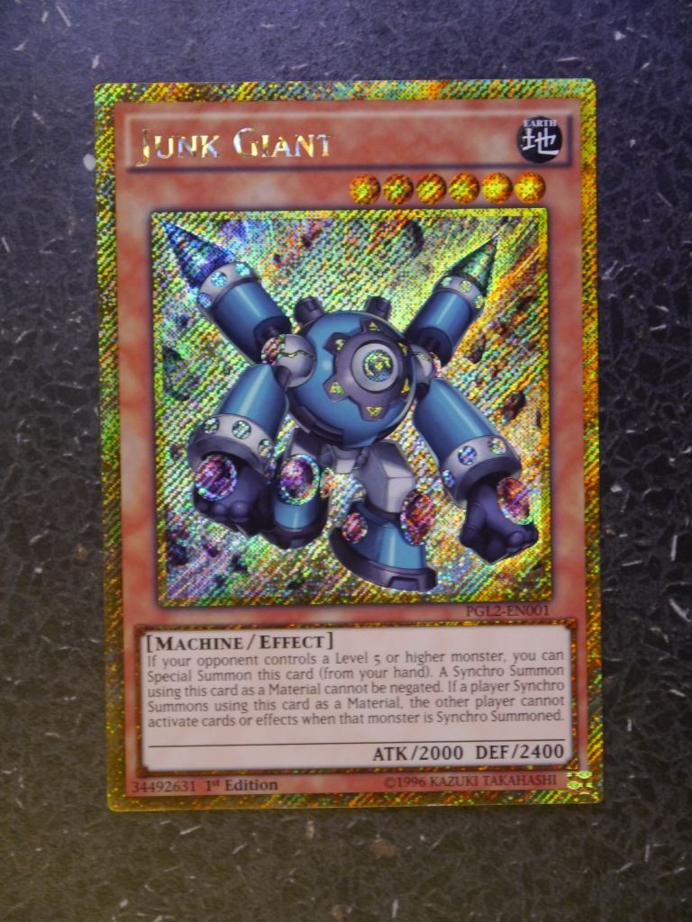 Yugioh Cards:JUNK GIANT PGL2 GOLD   RARE # 2H73