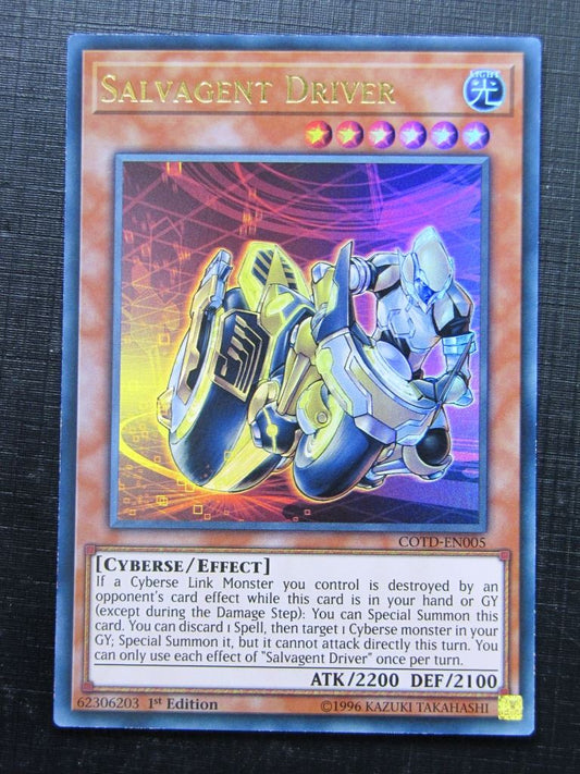 SALVAGENT DRIVER COTD ULTRA RARE 1st ed - Yugioh Card # 2C63