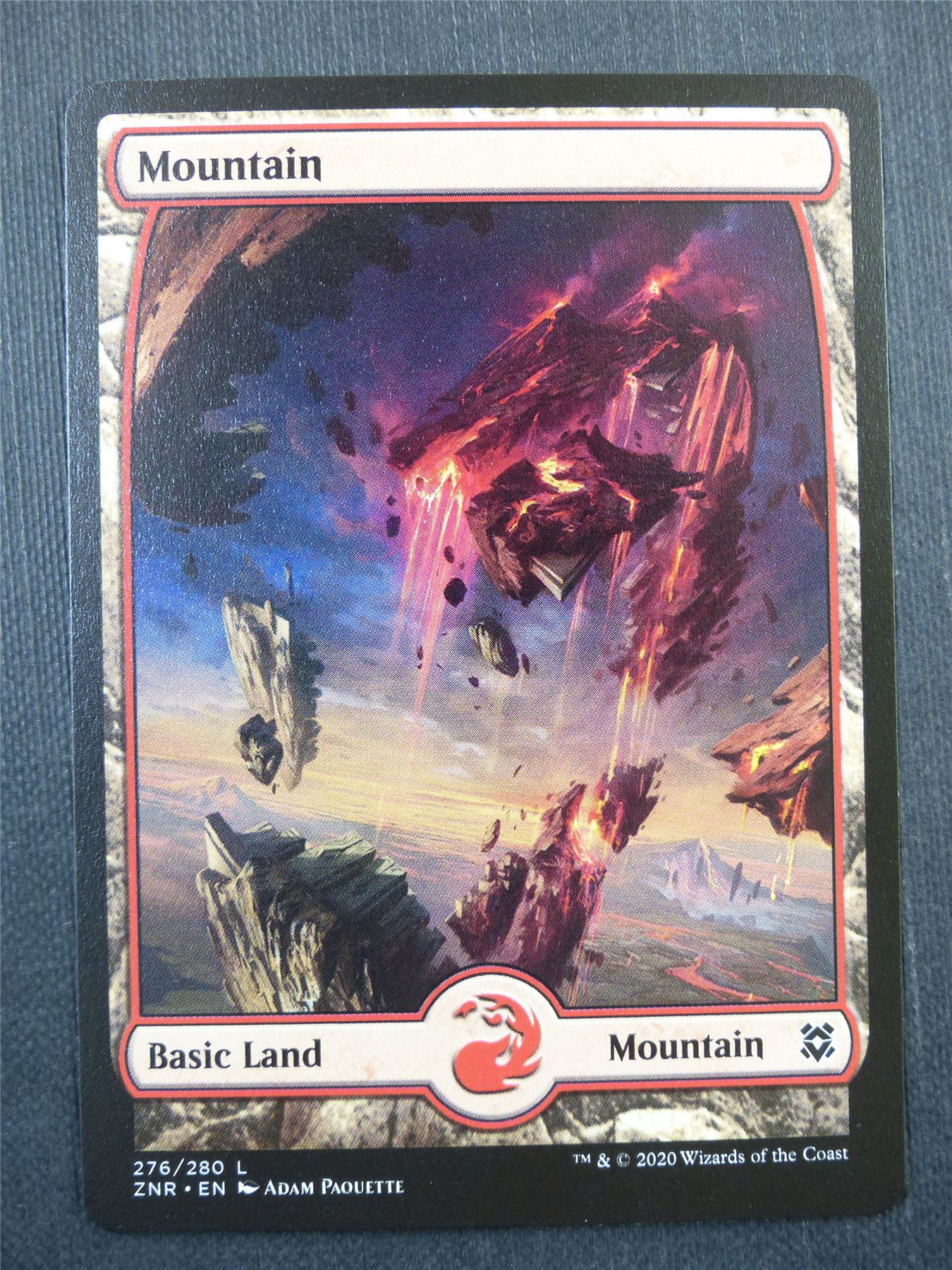 Mountain 276/280 Full art - Mtg Card #4BD