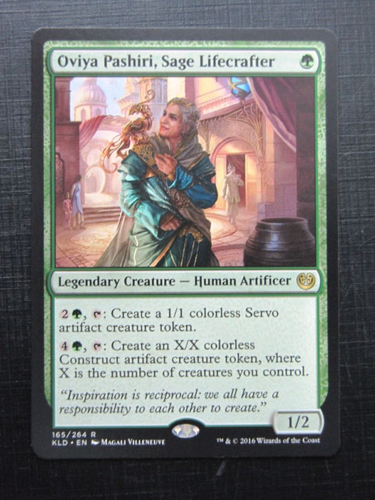 MTG Magic Cards: OVIYA PASHIRI, SAGE LIFECRAFTER # 18E38