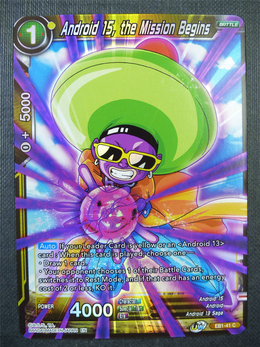 Android 15 the Mission Begins EB1 Foil - Dragon Ball Super Card #77M