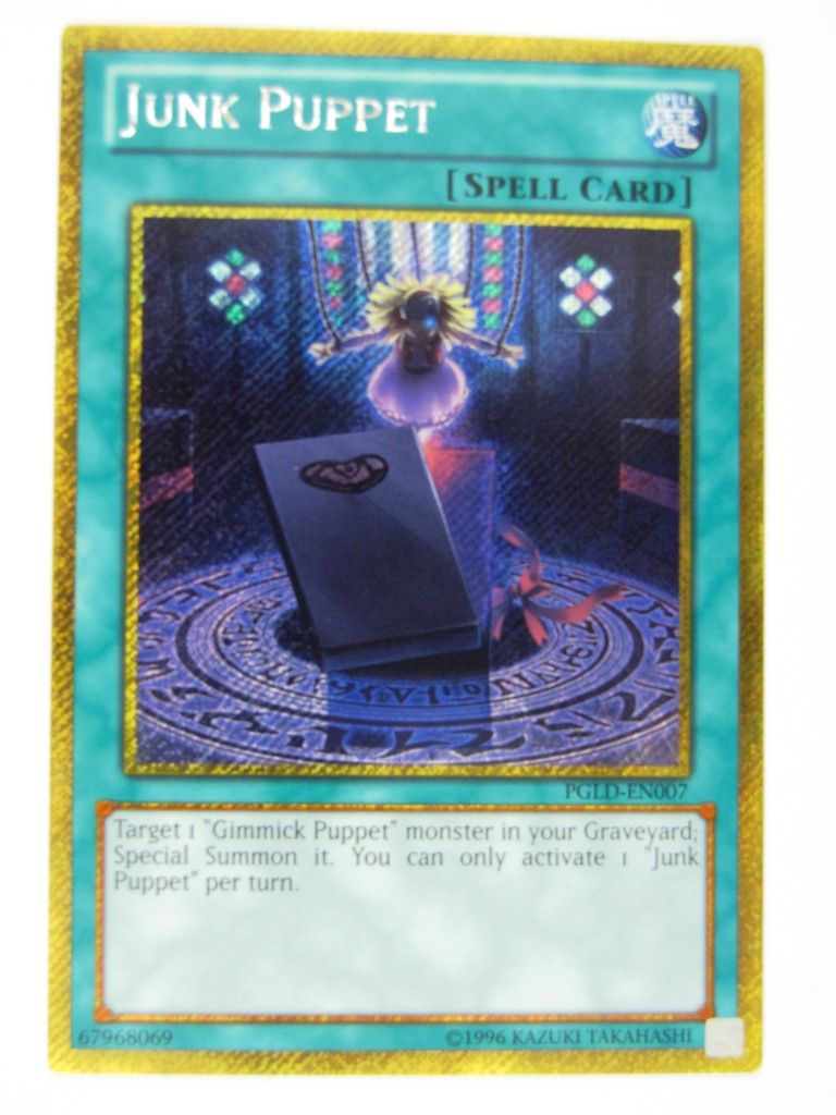 Yugioh Cards: JUNK PUPET PGLD GOLD RARE