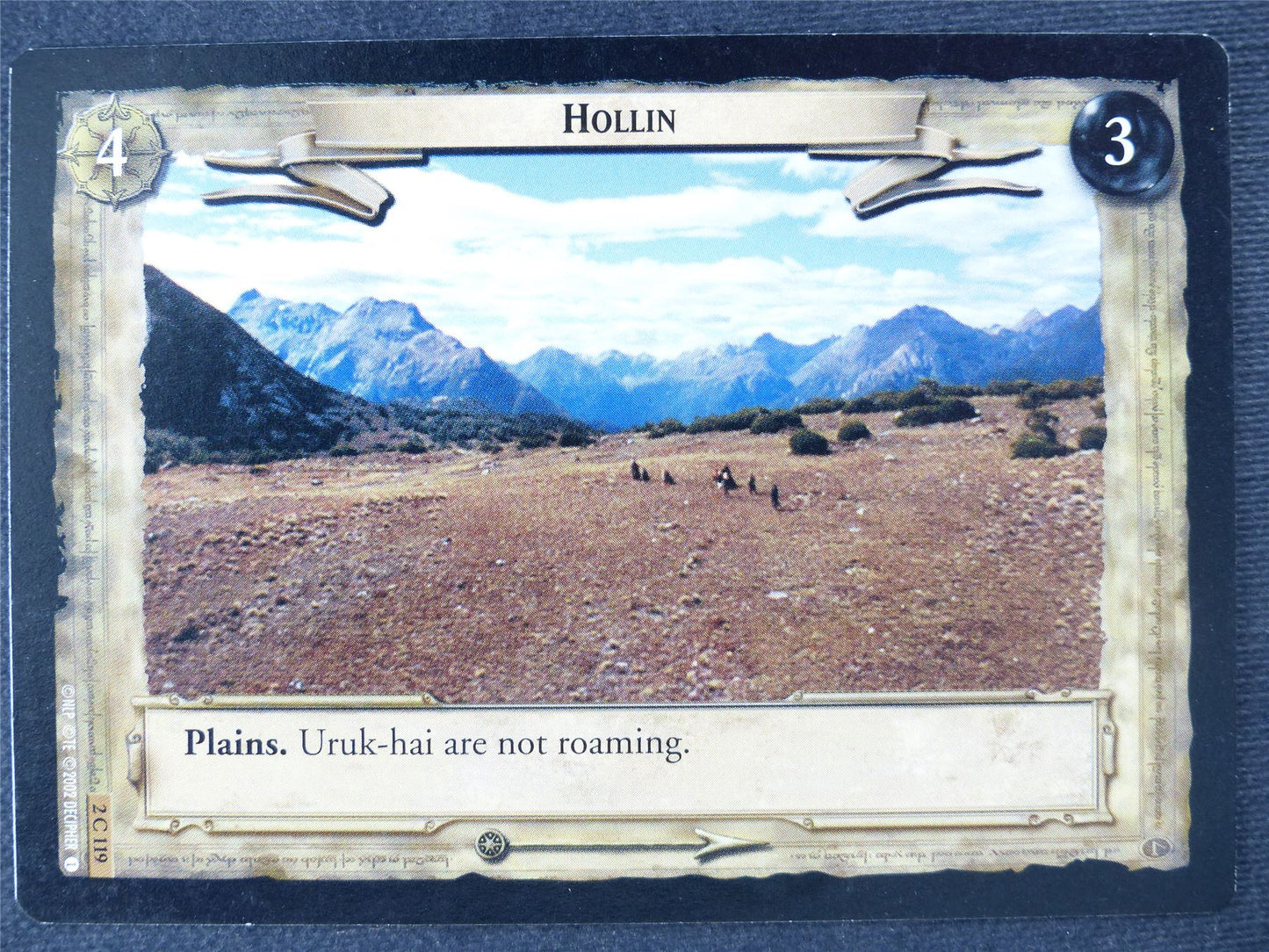 Hollin 2 C 119 - played - LotR Cards #IT