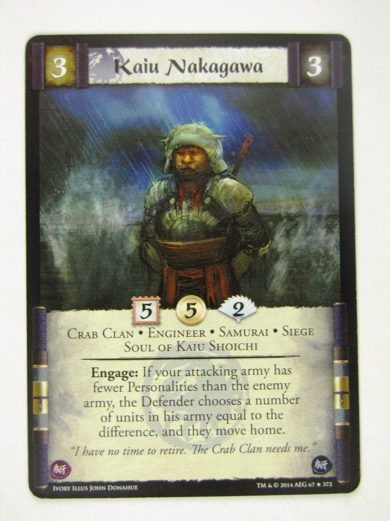 L5R Cards: Ivory: KAIU NAKAGAWA # 14G35