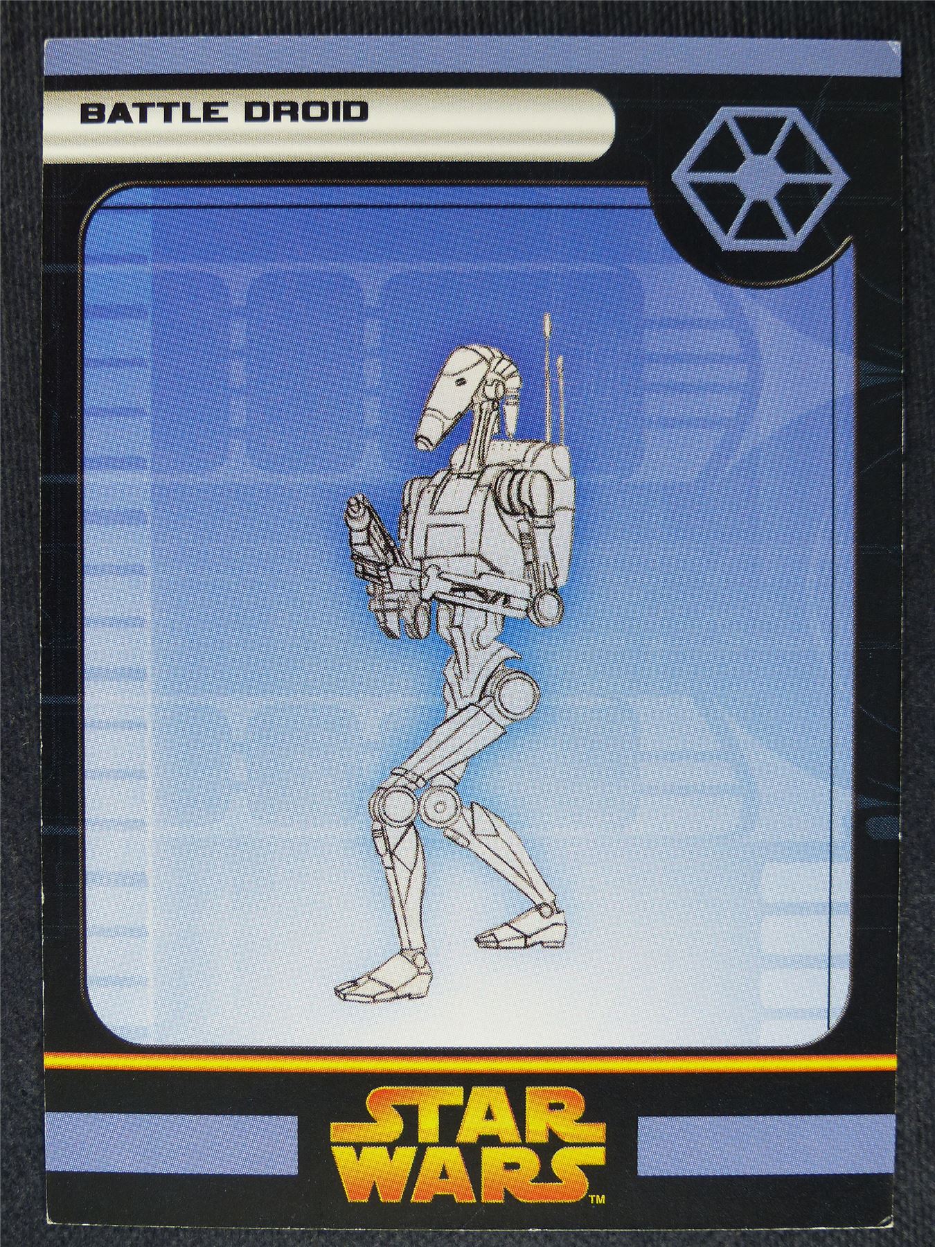 Battle Droid - Star Wars Miniatures Spare Cards #7I