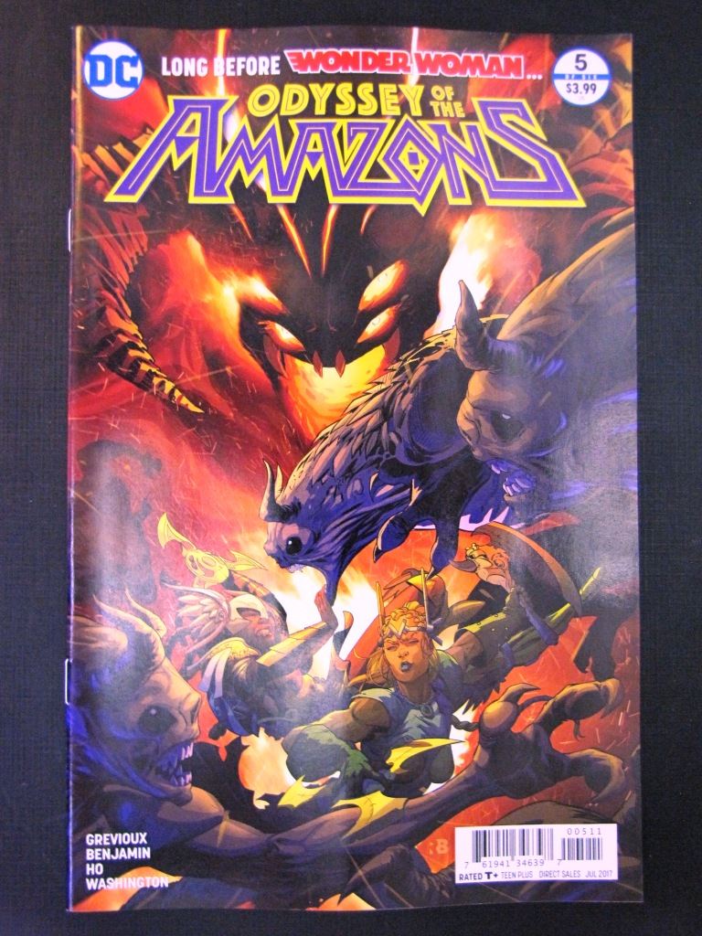 DC Comics: ODYSSEY OF THE AMAZONS #5 JULY 2017 # 30B2