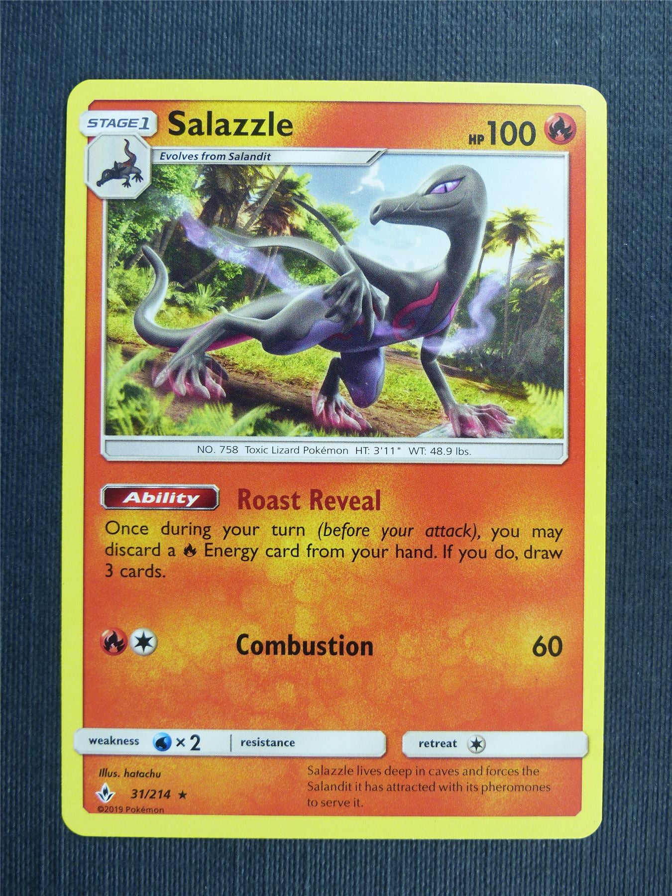 Salazzle 31/214 - Pokemon Cards #30S