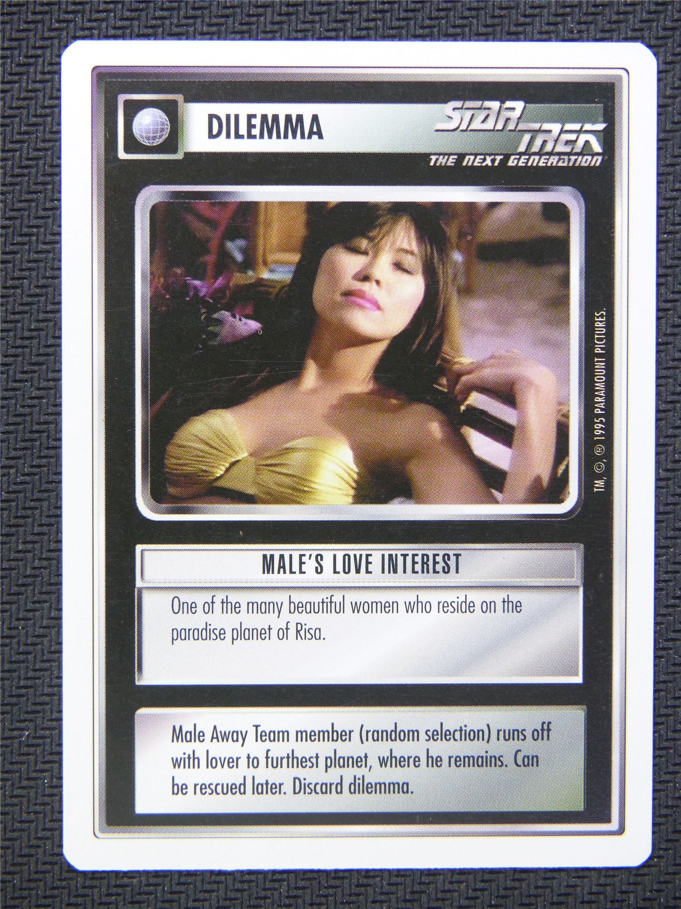 Dilemma Males Love Interest - Star Trek CCG Next Gen #4XS