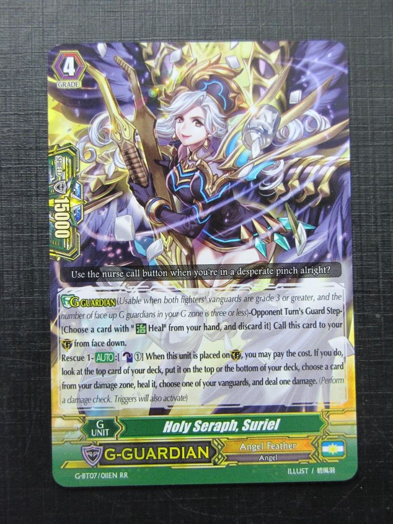 holy Seraph Suriel G-BT07 RR - Vanguard Card # 15C46