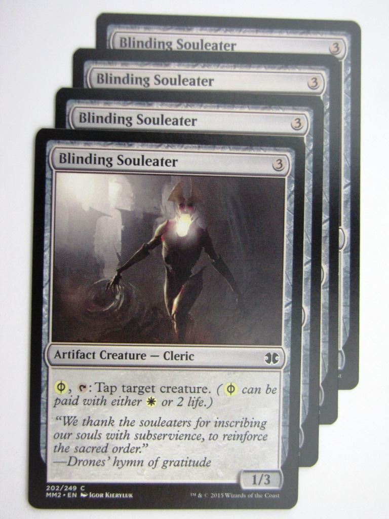 MTG MODERN MASTERS TWO: BLINDING SOULEATER x4 # 28B89