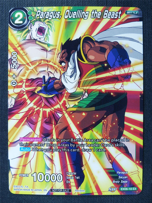 Paragus Quelling the Beast - Dragon Ball Super Cards #RK