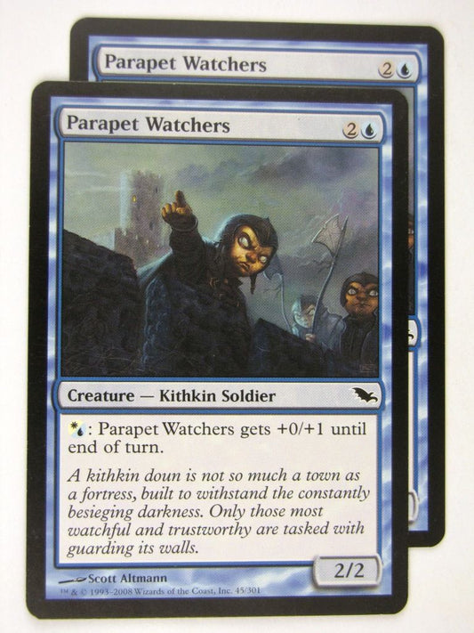 MTG Magic: the Gathering Cards: PARAPET WATCHERS x2: SHM