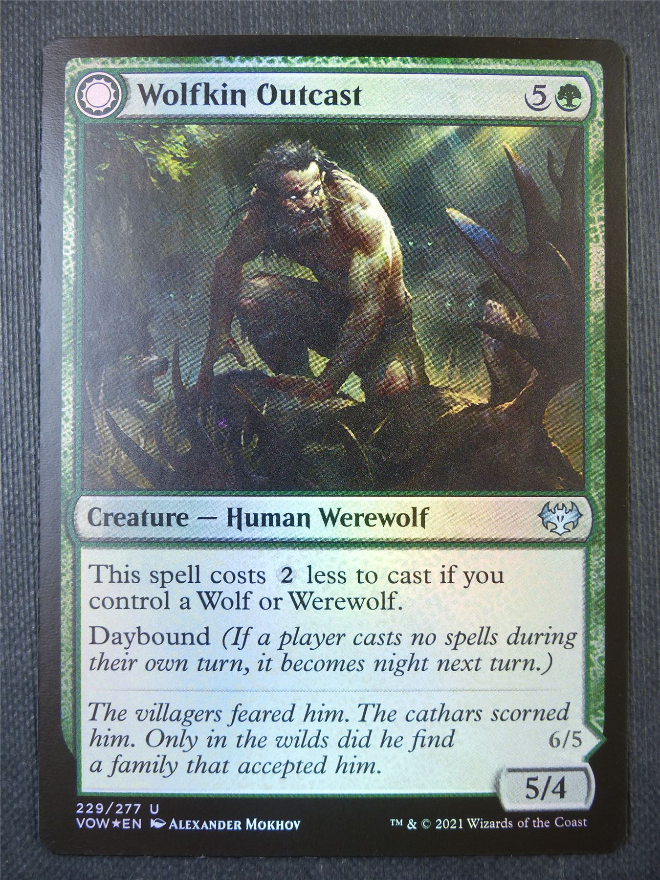Wolfkin Outcast Foil - Mtg Card #99O