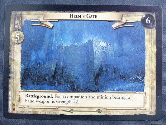 Helm's Gate 4 U 349 - LotR Cards #2SA