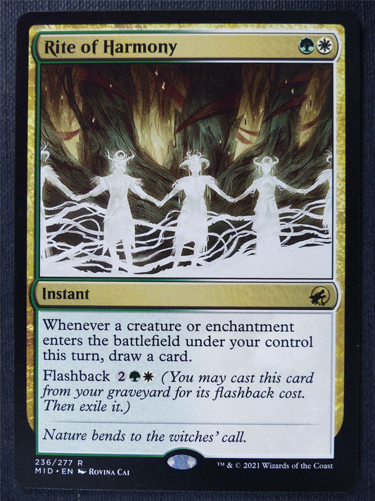 Rite of Harmony - Mtg Magic Cards #1AF